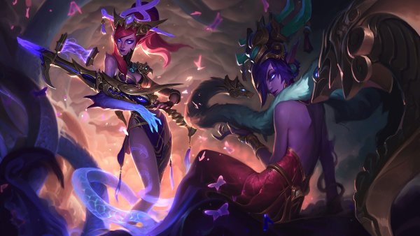 League of Legends дух Луны Кейтлин