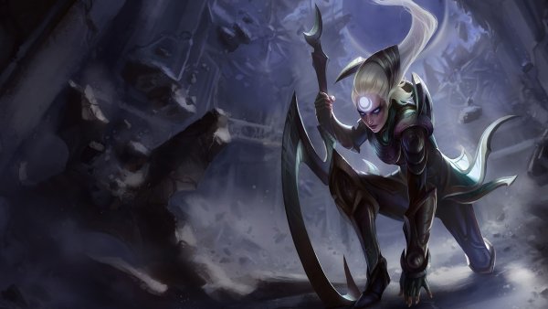 Диана League of Legends Art