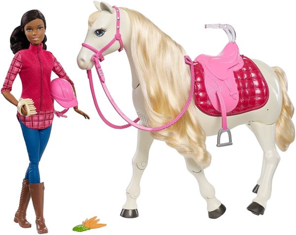 Набор Barbie и лошадь мечты, 29 см, frv36