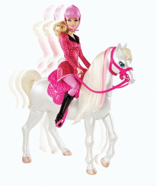 Интерактивный набор Barbie тренирует лошадку, 29 см, y6858