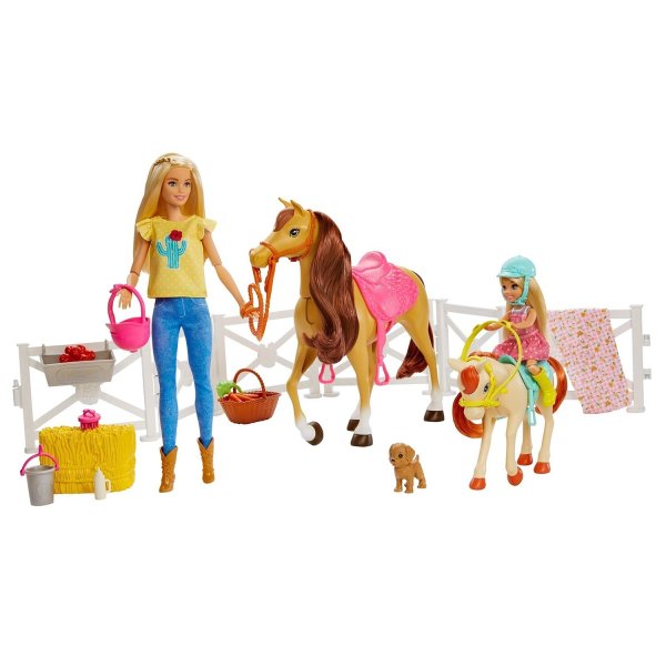 Набор игровой Barbie Челси и любимые лошадки fxh15