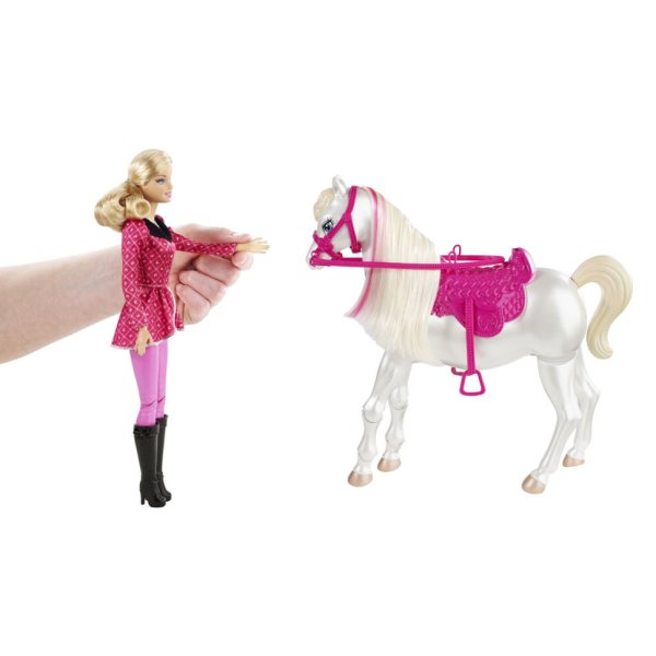 Интерактивный набор Barbie тренирует лошадку, 29 см, y6858