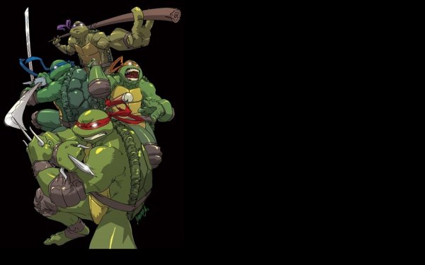 TMNT 2003 темные Черепашки