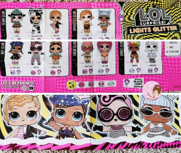 Lol Lights glitter вкладыш