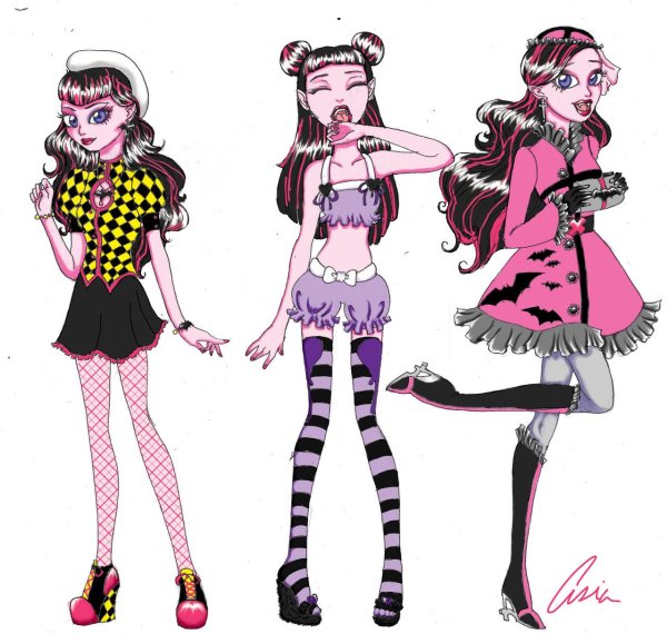 Monster High Draculaura Fashion Set