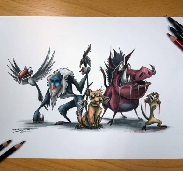Художник Dino Tomic Дисней