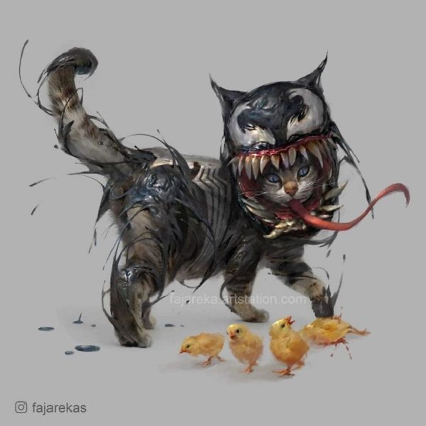 Кот Веном Марвел