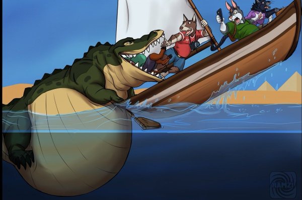 Fat крокодил furry Vore