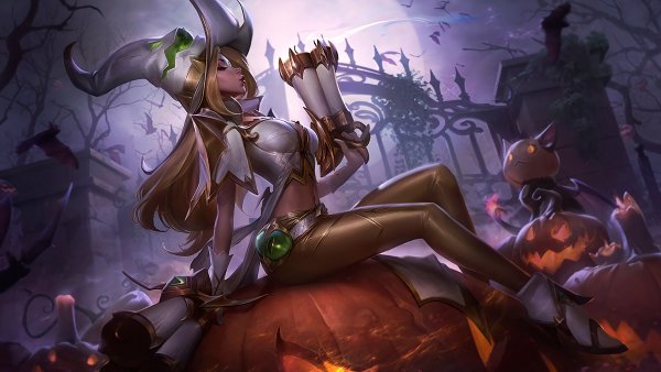 League of Legends Мисс Фортуна ведьма