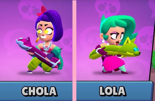 Бойцы из Brawl Stars Лола
