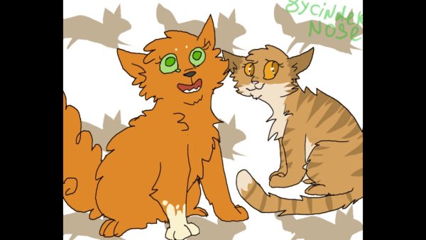 Коты Воители белка и Листвичка