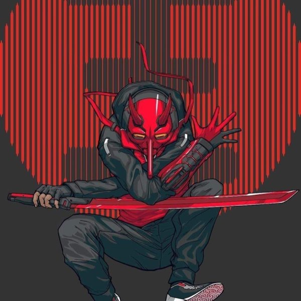 Cyberpunk 2077 Samurai арт