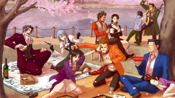 Ace attorney Франциска и Феникс