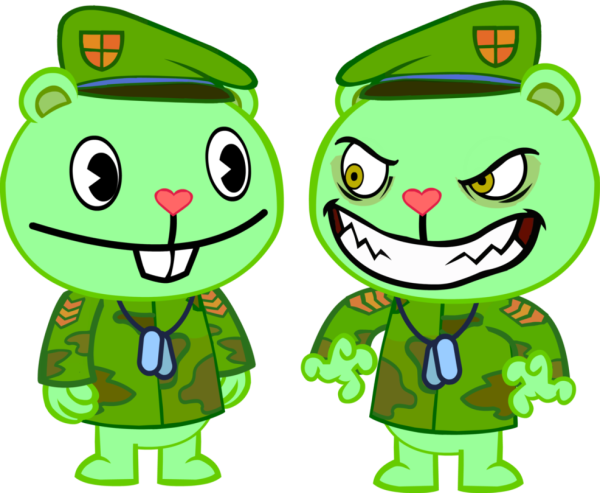 Happy Tree friends персонажи Flippy