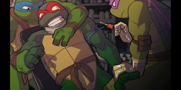 TMNT 2012 Лео и РАФ