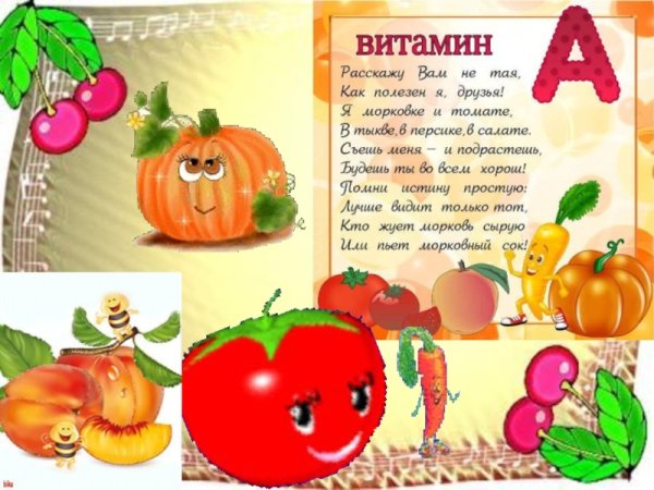 Витамины наши друзья