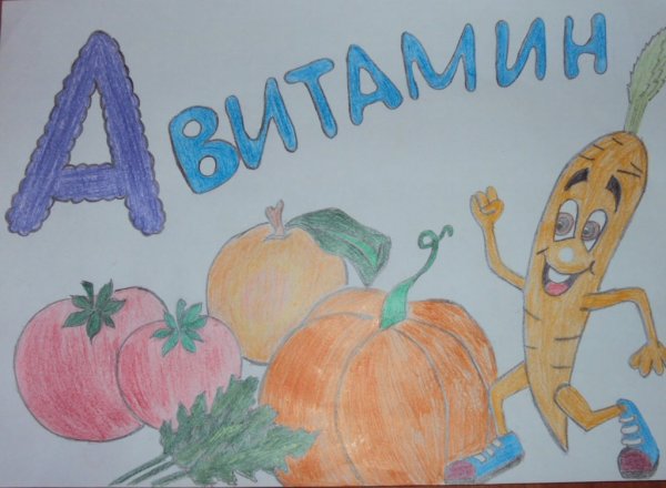 Рисунок на тему витамины