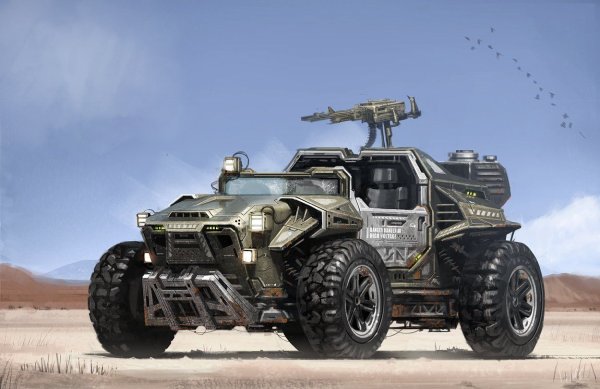 Багги Army futuristic