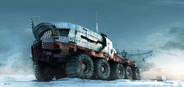 Дизельпанк вездеход