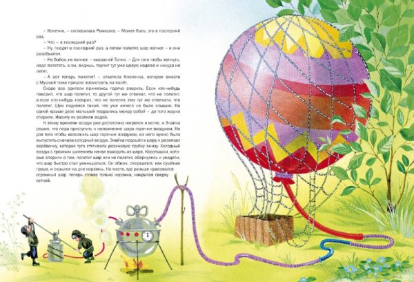 Иллюстрации к книге Незнайка и воздушный шар