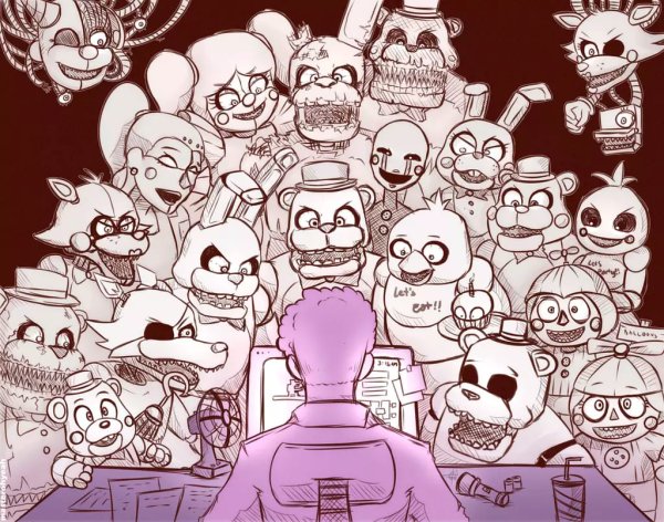 Арт ФНАФ Ultimate Custom Night