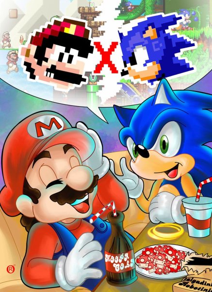 Sonic vs Mario