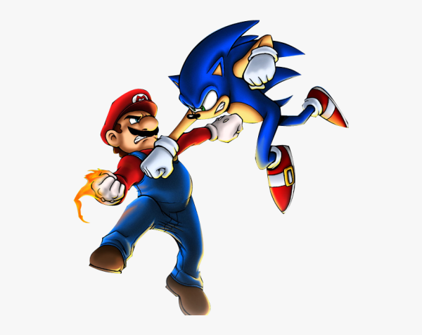 Sonic против Марио