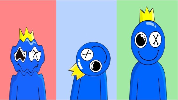 Blue из Rainbow friends