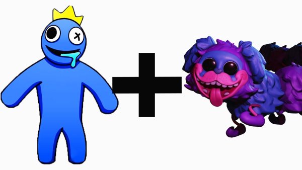 Rainbow friends синий