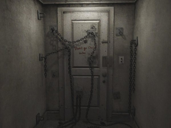 Silent Hill дверь с цепочкой