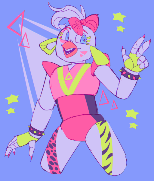Glam Rock чика