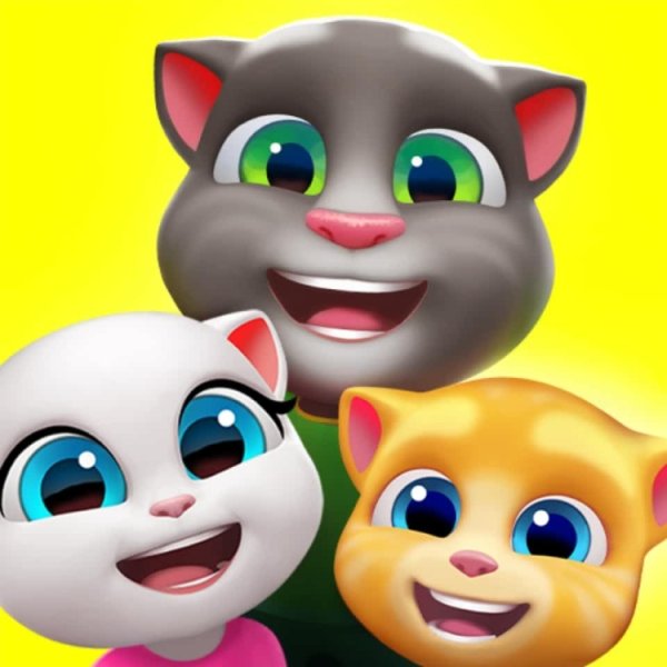 Игра talking Tom friends Джинджер