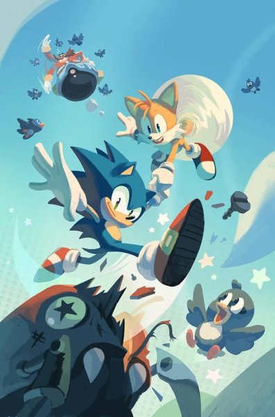 Sonic the Hedgehog 1 обложка