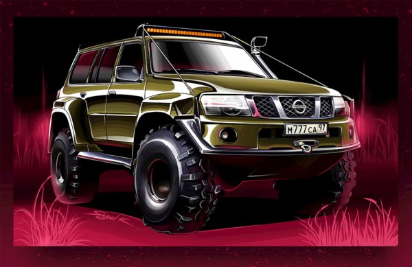 Nissan Patrol вектор
