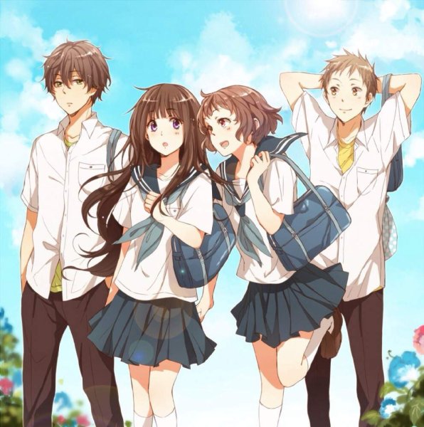 Hyouka аниме романтика