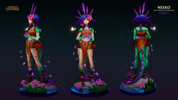 Лига легенд Neeko модель