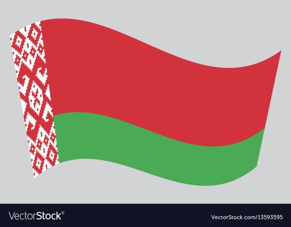 Флаг Белоруссии вектор