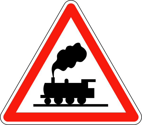 Дорожный знак Railroad Crossing