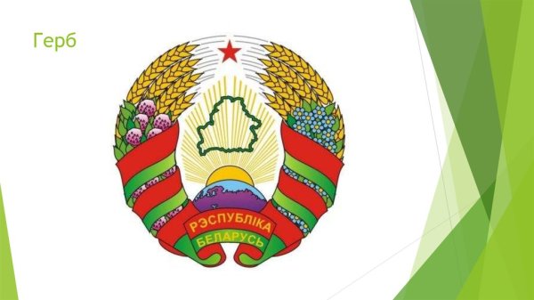 Герб Белоруссии без фона