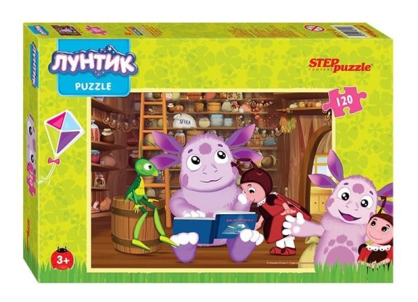 Мозаика "Puzzle" 60 "Лунтик" (мельница)
