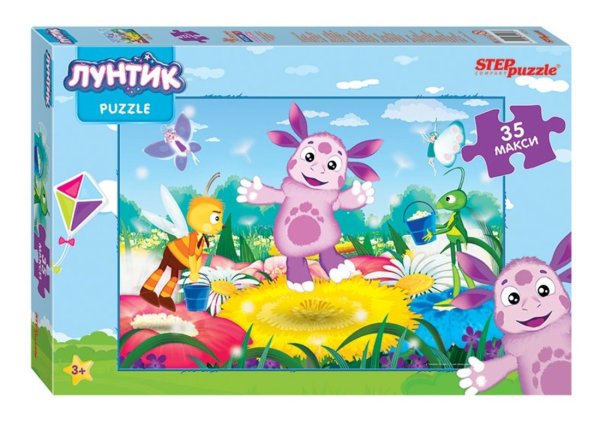 Пазлы макси 24 дет Лунтик