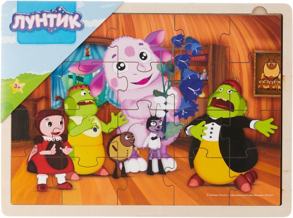 Пазл Step Puzzle мельница Лунтик (82129), 104 дет.