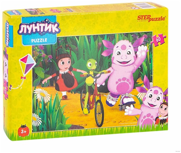 Пазл «Лунтик», 60 элементов