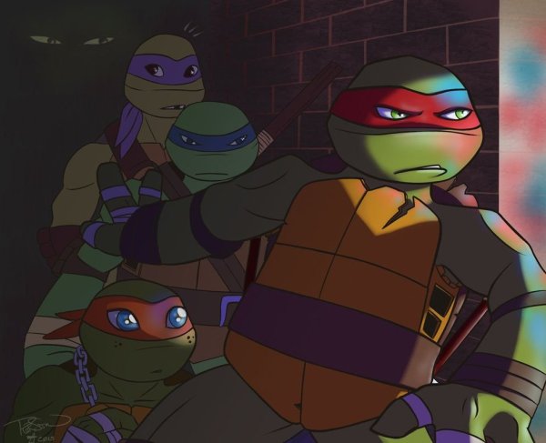 TMNT 2012 Рафаэль арт