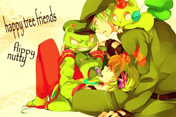 Happy Tree friends Флиппи и Натти