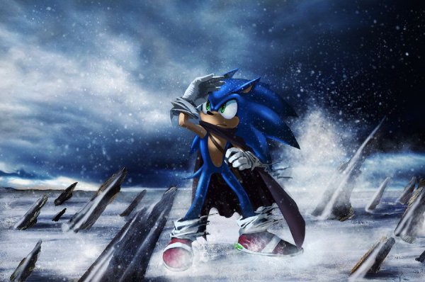 Ice Sonic the Hedgehog