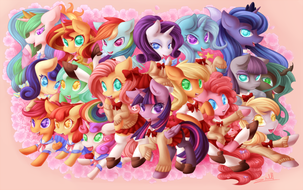 My little Pony Mane 6 принцессы