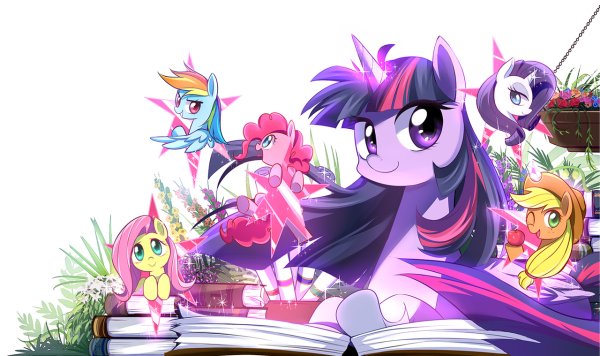 My little Pony Искорка и Флаттершай