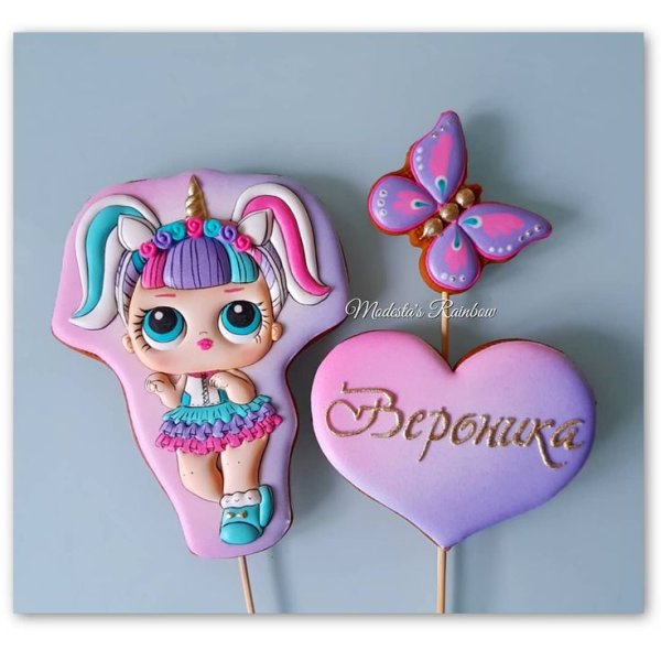 Пряник кукла ЛОЛ Единорожка