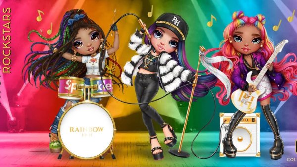 Rainbow High куклы Rockstar